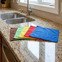 Highly Absorbent Microfibre Cloth, Large Cleaning Cloths for Home and Car, Washable and Quick-Dry Microfibre Cloth 40x40cm, Sturdy Absorbent Cloth