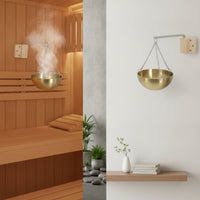 Sauna Bowl Wall Mount Sauna Oil Holder Long-Lasting for Steam Room