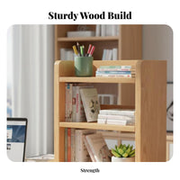 Desktop Bookshelf Space-Saving Multi-Tier Desk Hutch Odorliberated