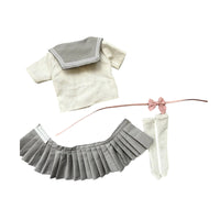 1/6 Scale Sailor Uniform JK Design Doll Outfit Realistic Details 1/6 Scale Female Uniform for Hobbyists