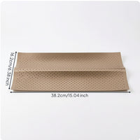 French Bread Pan Perforated French Bread Pan French Bread Tray Two-Slot Bakeware Double-Channel for Home Bakers, Oven