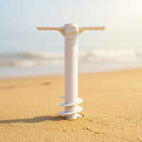 Windproof Umbrella Sand Anchor No Insert Umbrella Holder with Handle Universal Fit Adjustable for Beach