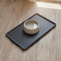 Rollable Shoe Tray with Raised Edges Slimline Foldable Boot Tray Stain-Resistant Long-Lasting for Entryway