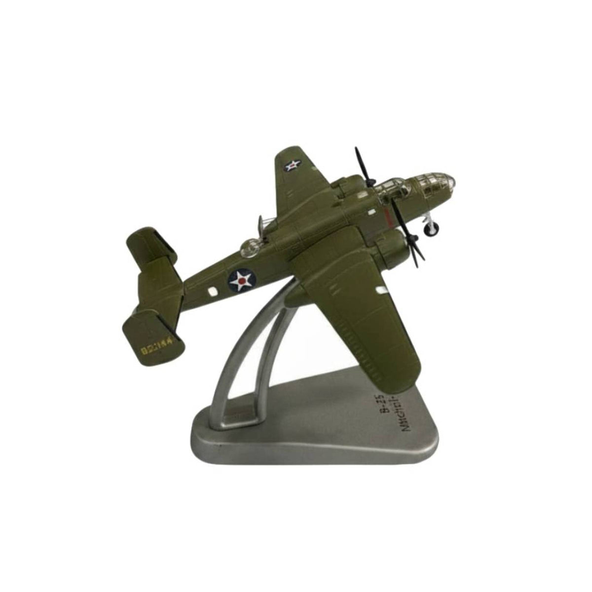 B-29 Aircraft Model High Simulation Diecast Airplane Model Rotating Propellers