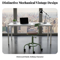 Wheeled Stool with rearrest effortless Rolling casters for Bar, Cafe, Business Owners