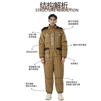 新款钓鱼服冬加厚冰钓海钓防水加厚保暖骑车挡风被冷库棉服防寒衣