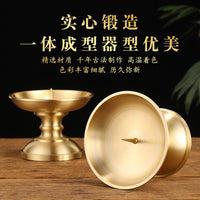 Brass Candle Holder for Home Altar