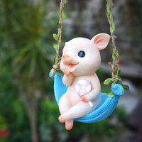 代发户外仿真动物树上挂件花园庭院布置装饰别墅园艺景观树脂摆件