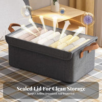 Foldable Clothes Drawer Large Capacity Stackable Textile Drawer Long-Lasting
