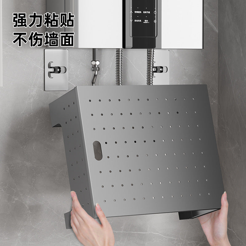 Water Heater Cover with Door, Pegboard, Kitchen Storage Rack, Gas Pipe Decorative Cover