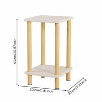 Water Dispenser Simple to Assemble Assembly Water Chiller Table Sturdy 2-Tier Side Table for Living Room