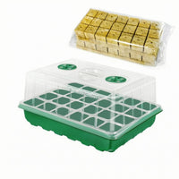 Seeds Tray with lid Vented Seeds Box Transparent Lid Propagation Dome