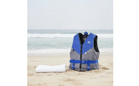 Padded Life Vest with Zipper High-Density Buoyancy Aid with Adjustable Belt Long-Lasting Life Jacket with Adjustable Straps Comfortable for Paddleboarding