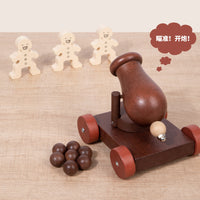 儿童益智DIY手工拼装模型玩具榉木飞机大炮车男孩动手拼插积木