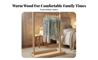 child-accessible Height child's A-Frame Clothing Rail Minimalist Design Toddler Dress-up Rack Rounded Corners Garment Stand Space-Saving for Children, Toddlers, Parents, Bedroom, Nursery, Playroom, Entryway
