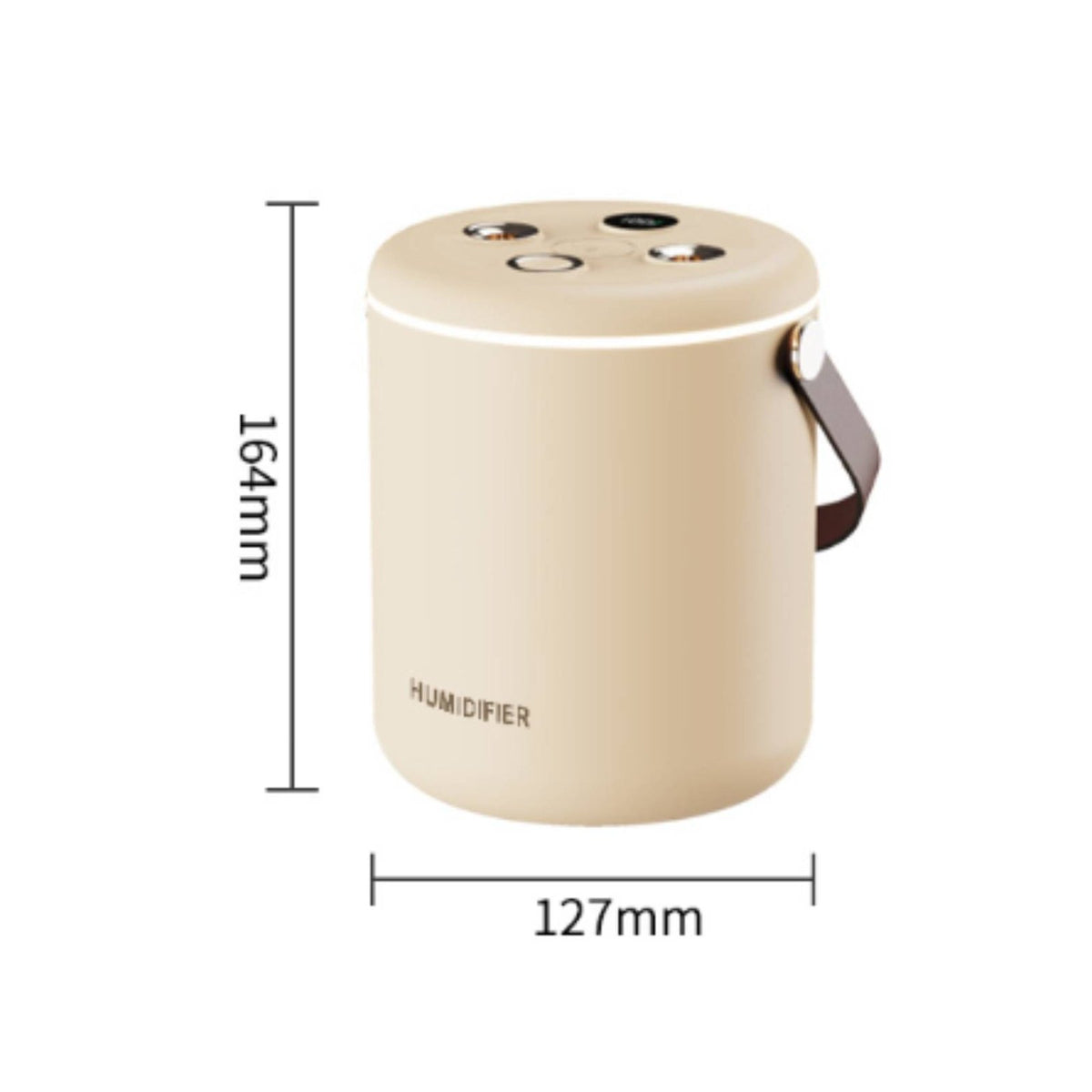 Digital Humidifier Large Capacity USB Desktop Humidifier Auto Shut-Deactivated