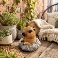 Groundhog Statue Outdoor Garden Decoration Lifelike for Yard