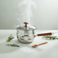 Stainless Steel Pot No Coating Japanese Style Frost Pot Easy to Clean Stainless Steel Saucepan for Beginners,   Person Meal