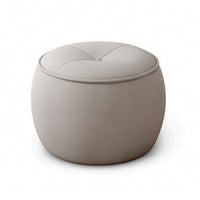 Round Ottoman Comfortable Footrest Multifunctional for Entryway