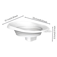 Ice Cream Maker Funnel Space-Saving Pour-Guard Pouring Guard Easy To Clean Kitchen Gadget for Home Bar