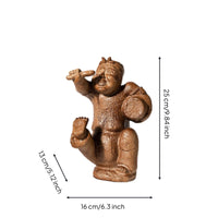 Drummer Ornament Rustic Drummer Figurine Unique for Tea Table, Office