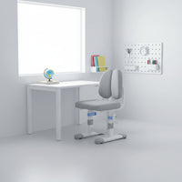 Posture Correcting Writing Chair Support Adjustable Student Desk Chair Footrest for Students, Home