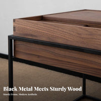 Bedside Storage Cabinet Nordic look Single-Drawer End Table Minimalist Design Sturdy Construction for Homeowners, Adults, Hotel