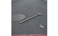 Manhole Cover Lifter Stainless Steel Lifting Hook with T-Handle T-Handle Hook Heavy-Duty Rust-Resistant for Maintenance Workers