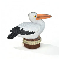 Seabird Figurine Coastal Seabird Statue Nautical for Patio