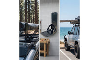 Heavy Duty Roof Rack Awning Brackets Reinforced Brackets with Mounting Holes Sturdy Awning Mounting Bracket Metal for Overlanders, Campers, off-Road