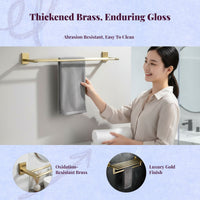 Brushed Gold Brass Towel Rack
No-Drill Wall Shelf Organizer