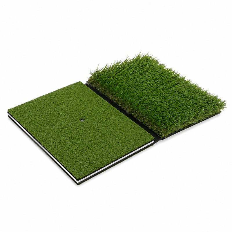 Foldable Indoor Golf Practice Mat with Dual Grass Surface, 40x60 cm