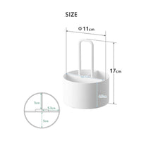 Countertop Utensil Organizer with Handle Easy to Clean Chopstick Container with Divider Long-Lasting Utensil Holder with Compartments Multi-Purpose for Dining Table