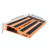 Guitar Pedalboard Textured Pedalboard with Hook-and-Loop Tape Hook and Loop Tape Industrial Strength Effects Board