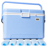 28L Medical Insulated Cooler Box with Ice Packs for Cold Chain Transport