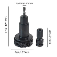 Rust Removal Brake Disc Resurfacing Tool Wear-Resistant Wheel Hub Cleaning Tool Wide Application Hub Grinder Drill Attachment Waterproof for Mechanics