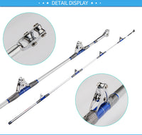 Heavy Duty Trolling Rod for Deep Sea Boat Fishing 1.98m 2.1m