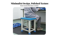 Anti-Static Work Stool Waterproof Seat Workshop Sewing Stool Space Saving