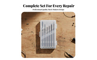 Watch Screwdriver Set Hardened Steel Watch Repair Tool Set Mini Screwdriver Kit Rotating Head Color Coded for Jewelers