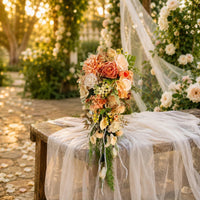Artificial Waterfall Floral Arrangement Lifelike Cascade Bridal Floral