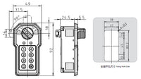 WT9501S储物柜电子密码锁 员工柜密码锁 钢制文件柜密码锁
