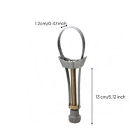 Threaded Screw Adjustable Oil Filter Wrench Knurled Knob Removal Tool Sturdy for Mechanics, Workshop