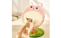 Cat Scratcher with Toy Balls Compact Cat Scratching Board Large Furniture for Living Room