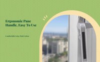 Aluminum Alloy pane Handle, Casement pane Handle, Rotating Crank, Universal Replacement, effortless function, Easy Installation