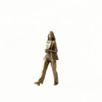 1:64 Scale Figurine Clothing Folds Miniature Woman Figurine Photography Prop