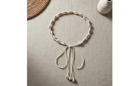 Woven Shell Belt Handmade Shell Waist Tie Decorative Fashion Accessory for Outfit Matching
