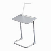 C-Shaped Rolling Table Mobile with casters C-Shaped Overbed Table Space-Saving