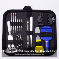 Complete Watch Repair Tool Kit | Organized Interior Layout, Watch Repair Kit, for Replacement