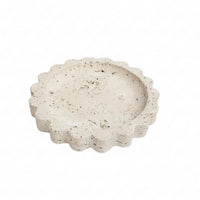 Stone Tray with Edge Carved for Tabletop, Vanity