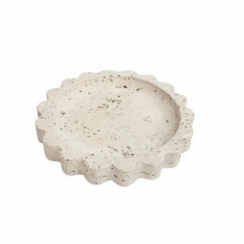 Stone Tray with Edge Carved for Tabletop, Vanity
